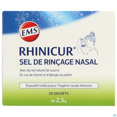 Rhinicur Sel De Rincage Nasal Sachet 2g5 20