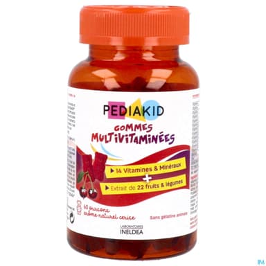 PEDIAKID GOM MULTIV ORA/CER OURS60