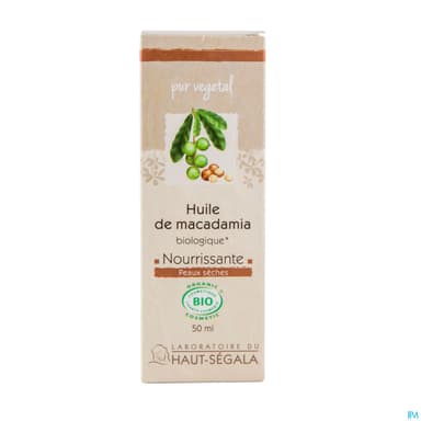 Laboratoire Du Haut-segala Huile Vegetale Bio De Macadamia Biologique 50ml