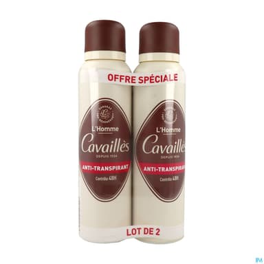 CAVAILLES DEO HOM 48H SPR 150MLX2