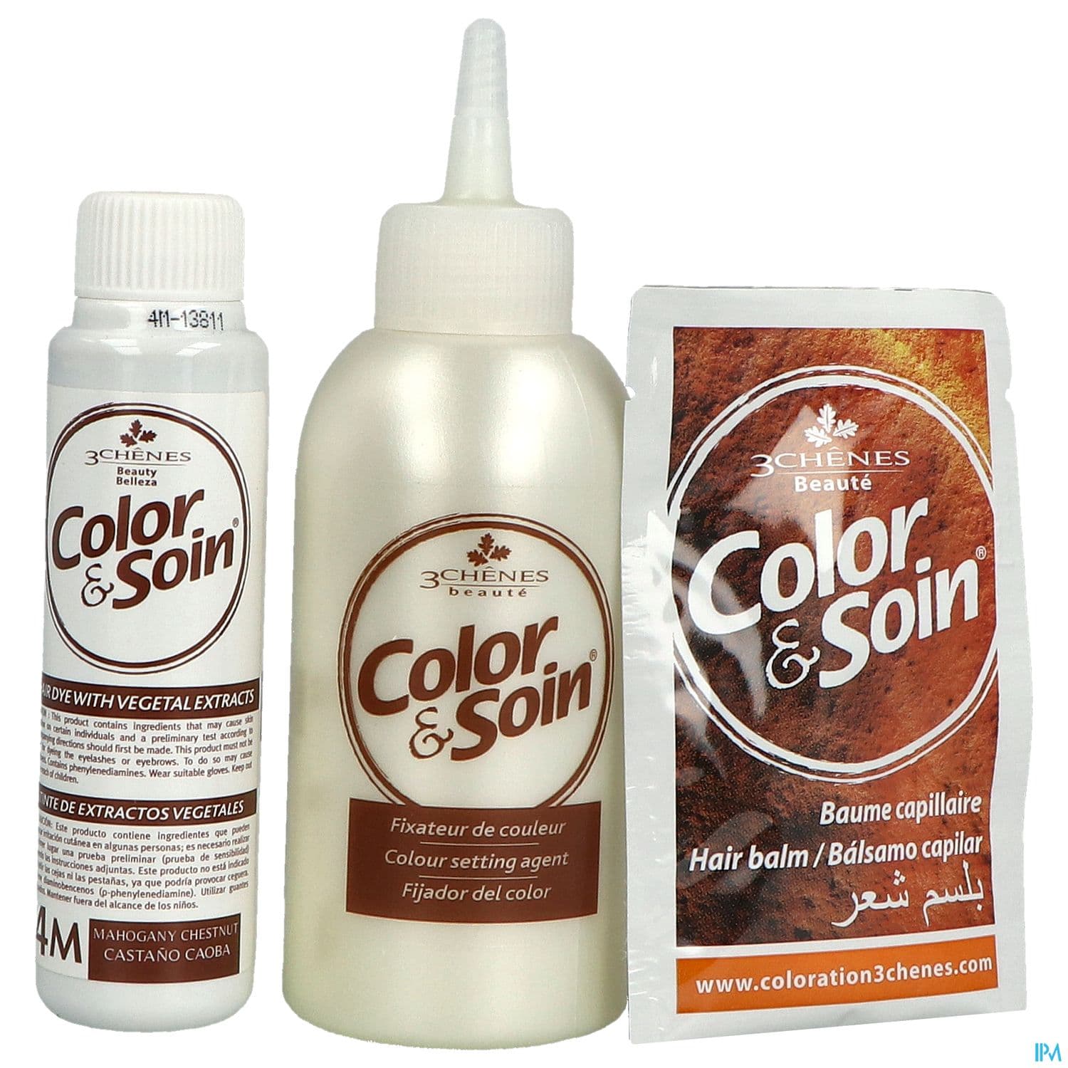 3 CHENES COLOR/SOIN CHAT ACAJOU 4M