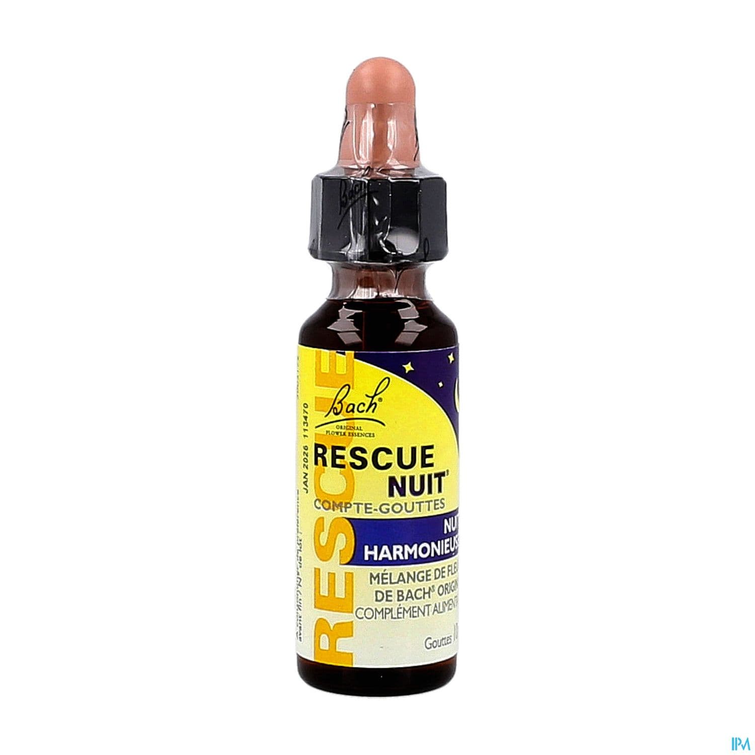 Rescue Bach Nuit Compte Gouttes 10ml