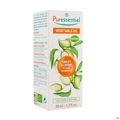 Puressentiel Huile Vegetale Bio Amande Douce 50ml