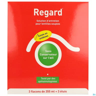 Regard Solution Multifonctions 355ml X3 + 3 Etui