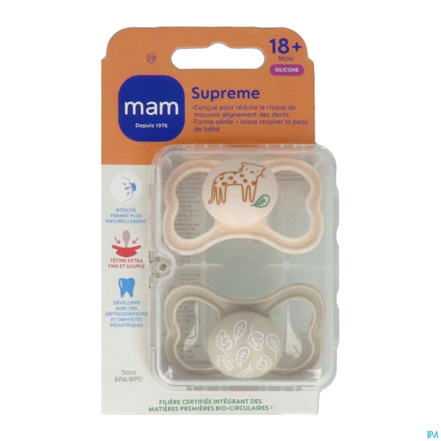 Mam Sucette Supreme +18m Silicone X2