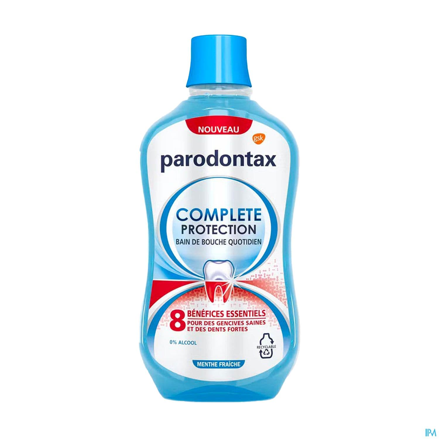 Parodontax Bain De Bouche Complete Protection 0% Alcool Menthe 500ml