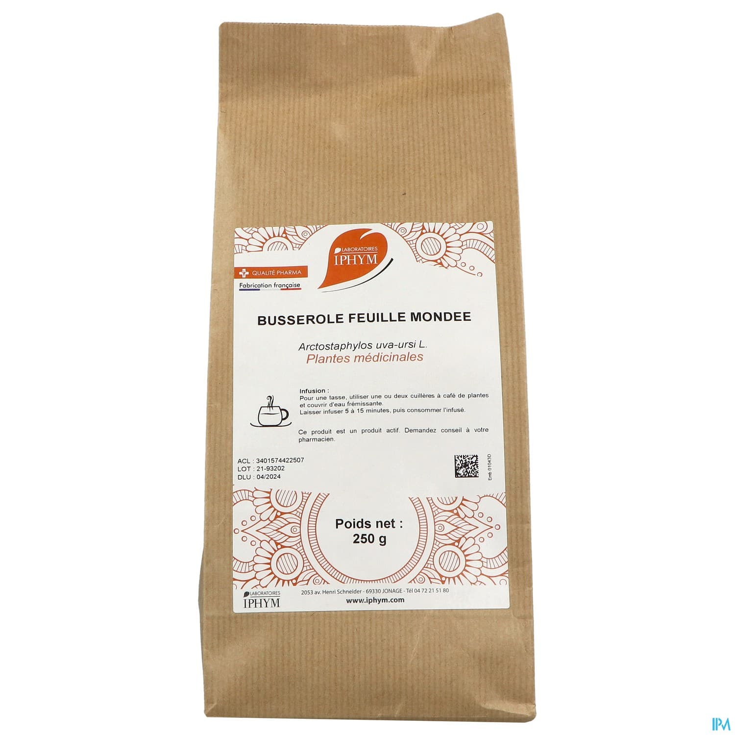 Iphym Busserolle Feuille Entiere 250g