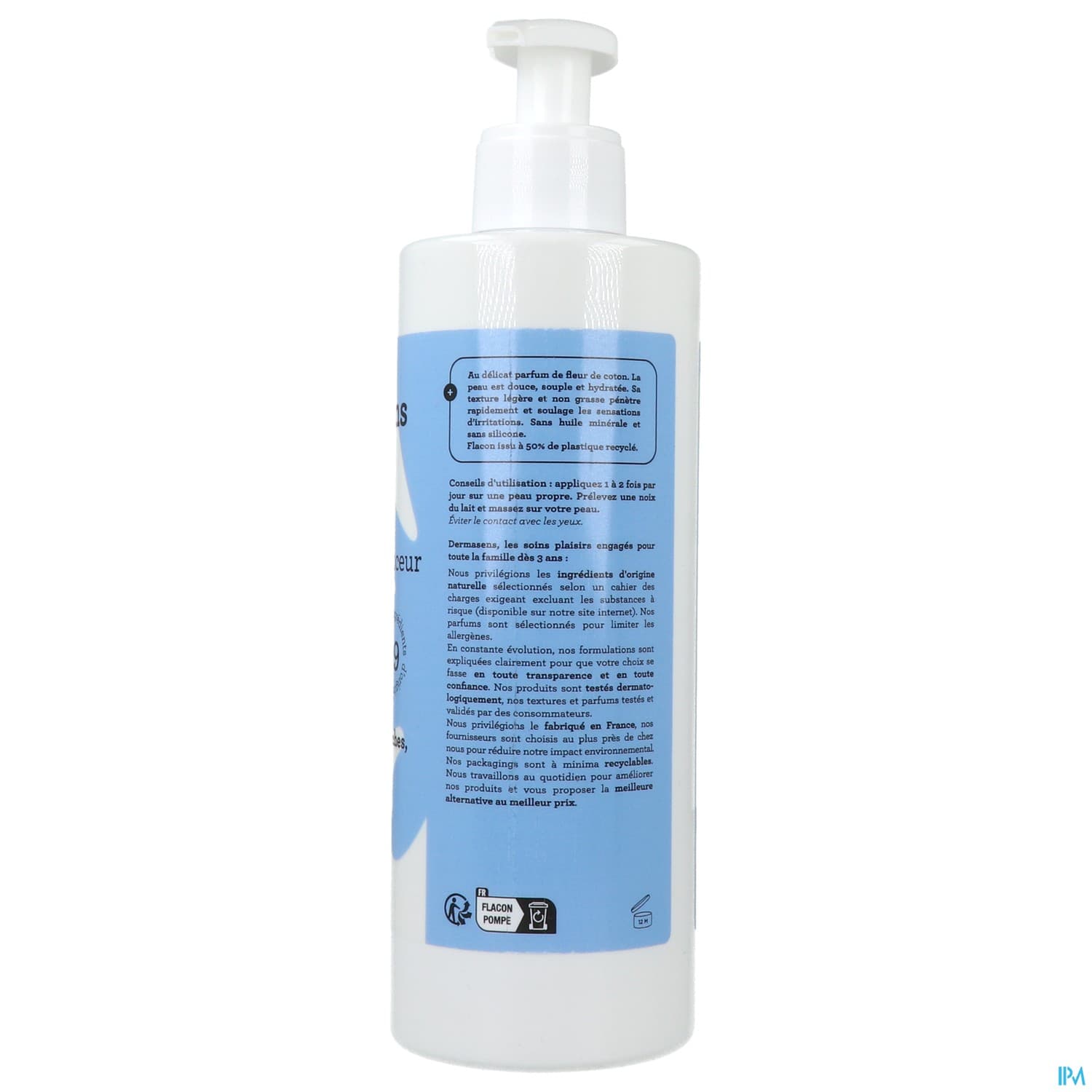 DERMASENS LAIT CORPS HYDR 400ML