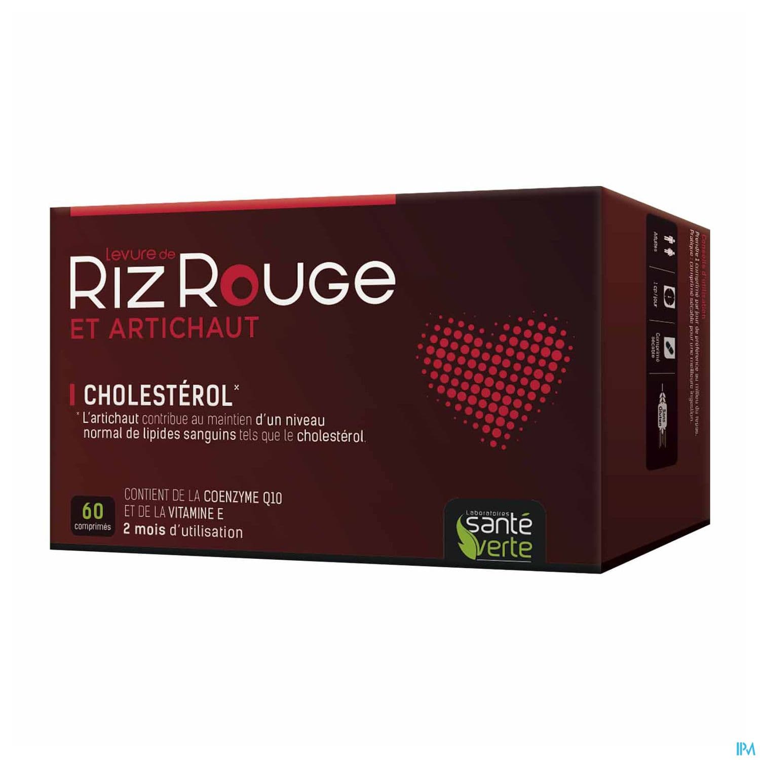 Sante Verte Levure De Riz Rouge Comprime 60