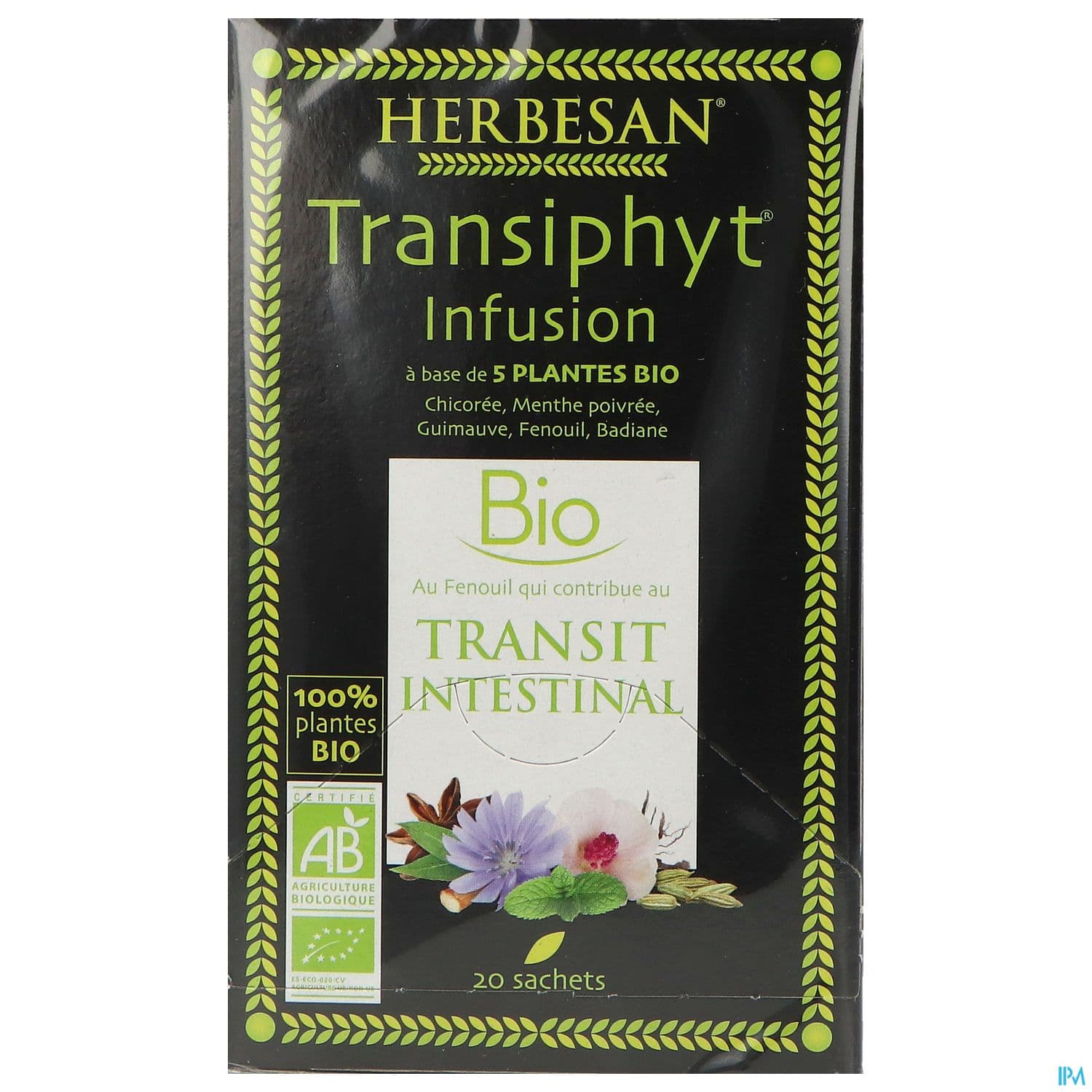 Herbesan Transiphyt Infusion Bio Sachet 20