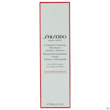 Shiseido Mousse Demaquillante Visage 180ml