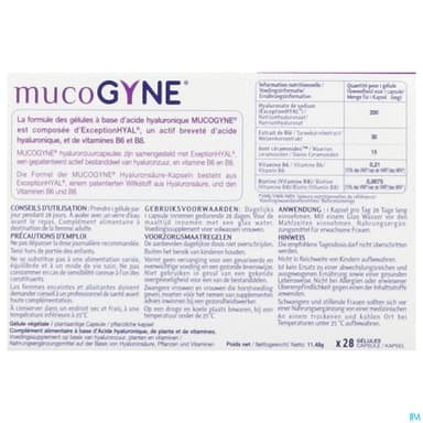 Mucogyne Voie Orale Gelule 28