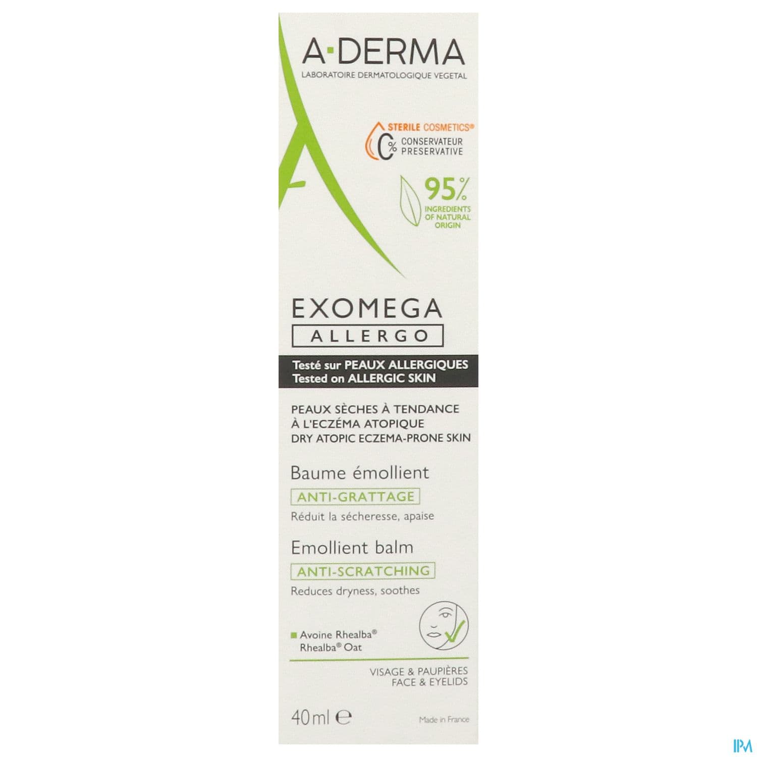 A-DERMA EXOMEGA ALLERGO 40ML