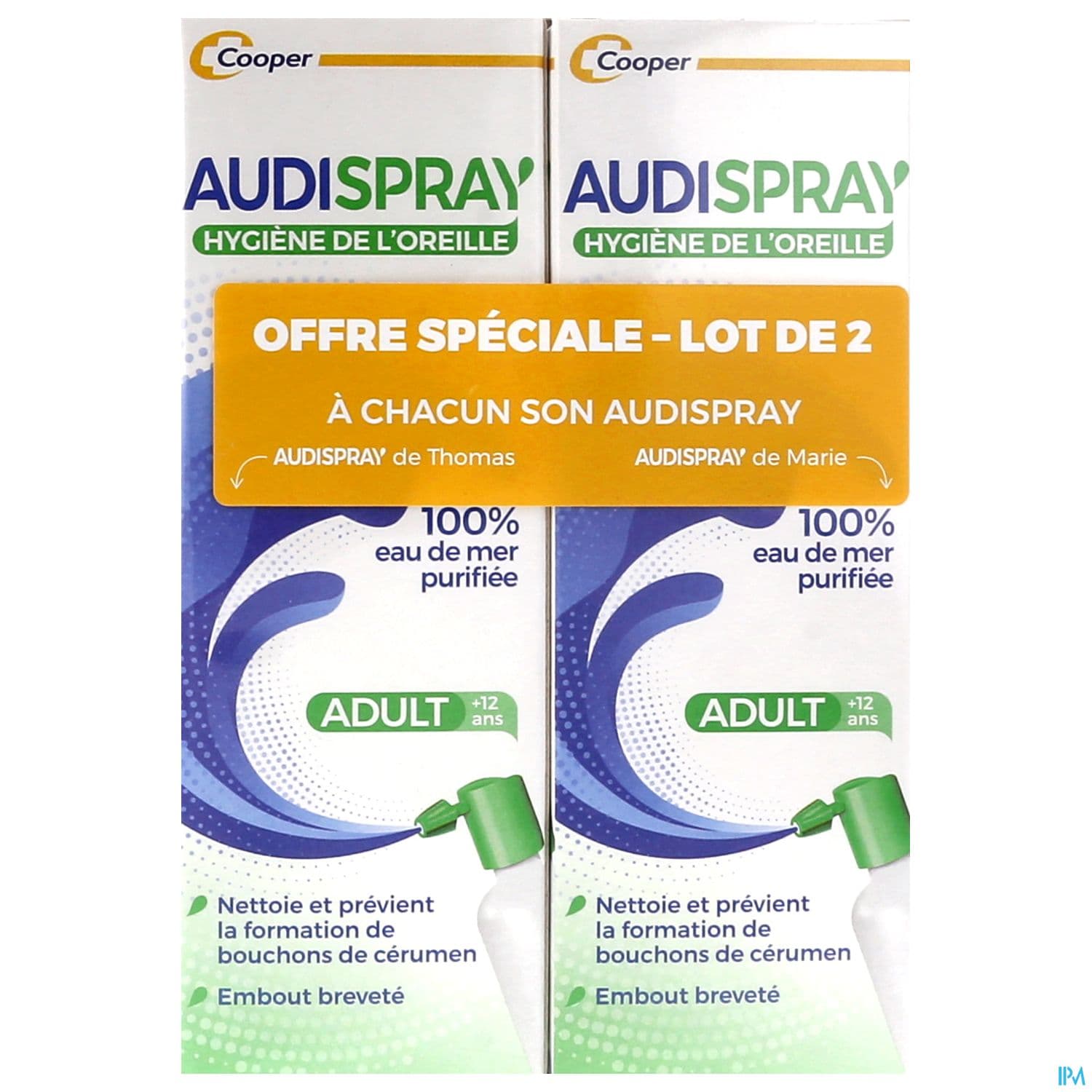 AUDISPRAY ADULTE SPRAY 50MLX2