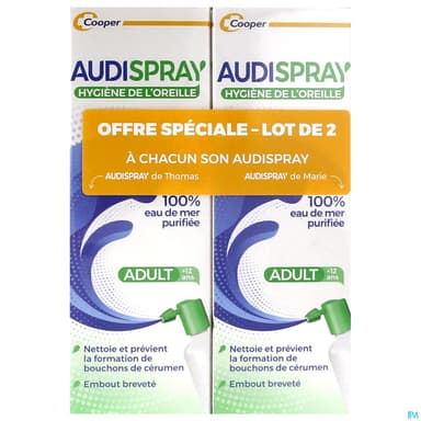 AUDISPRAY ADULTE SPRAY 50MLX2