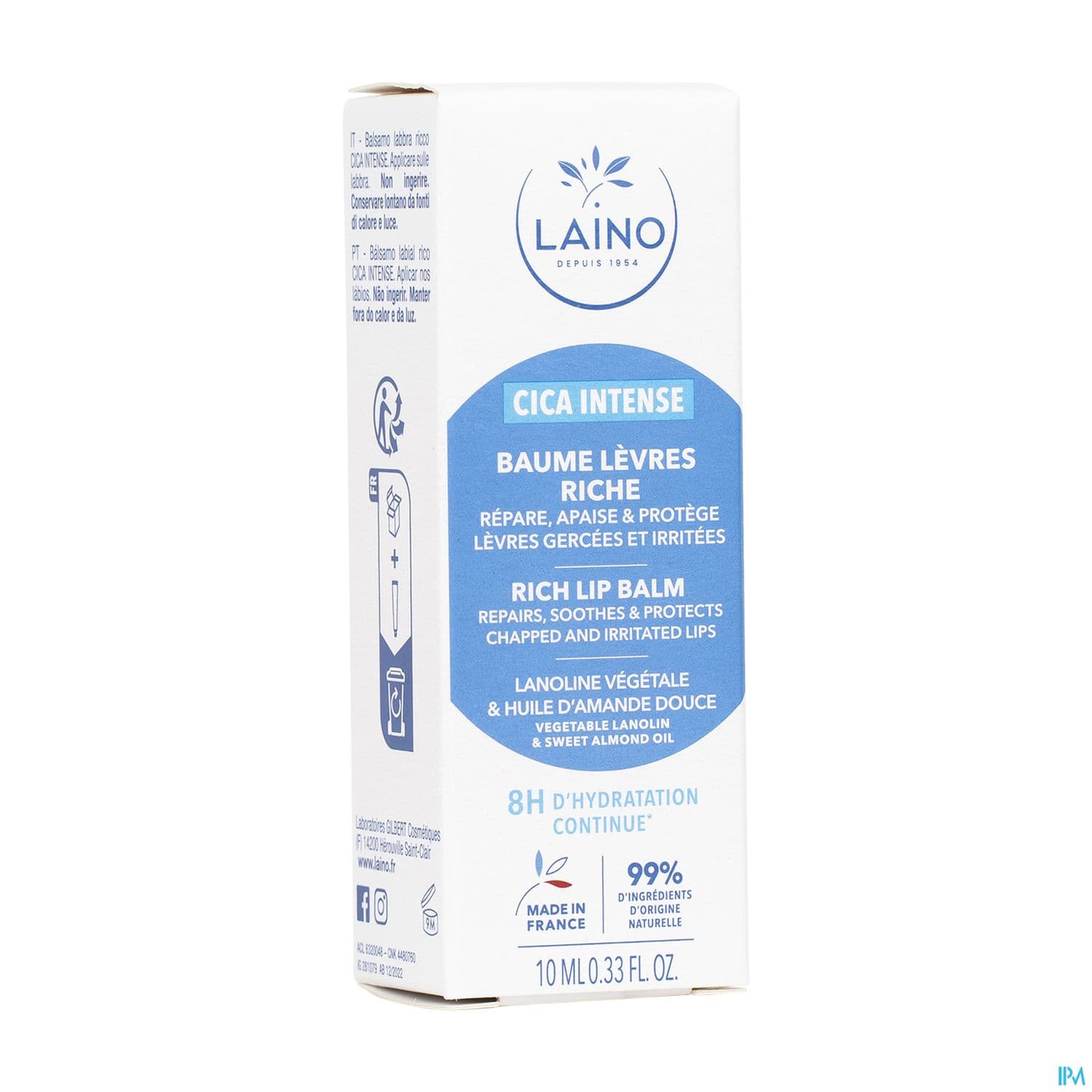 Laino Baume Levres Cica Intense 10ml
