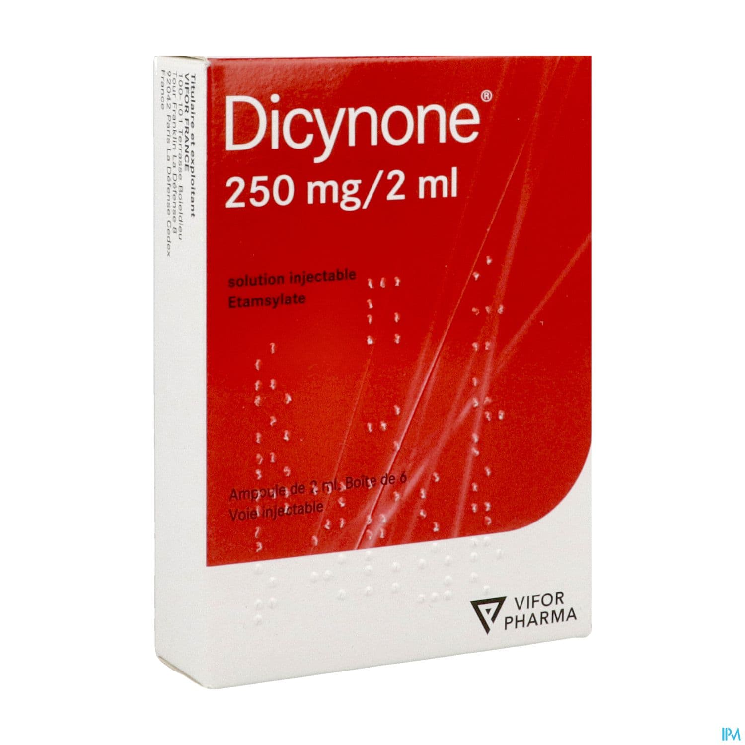 DICYNONE 250MG/2ML AMP INJ 6