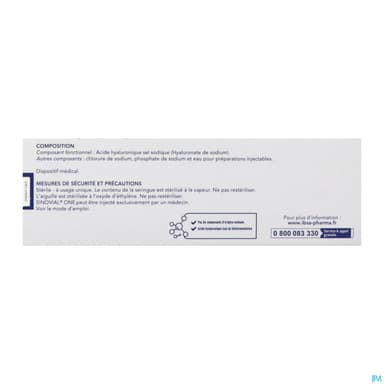 SINOVIAL ONE 2% SERINGUE 2,5ML