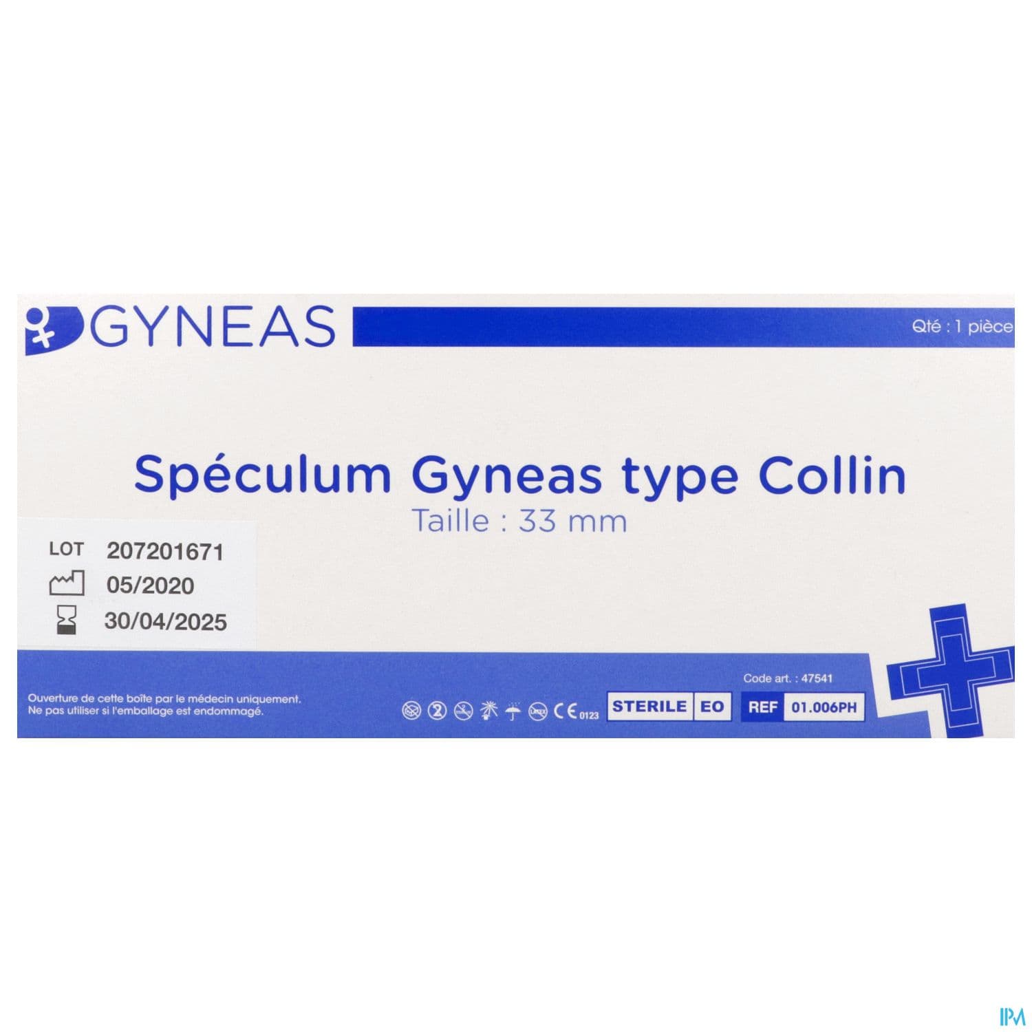GYNEAS SPECUL T COLLIN 33MM