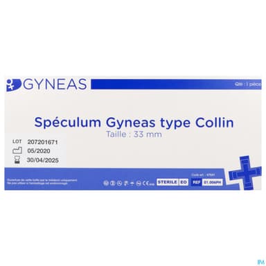 GYNEAS SPECUL T COLLIN 33MM