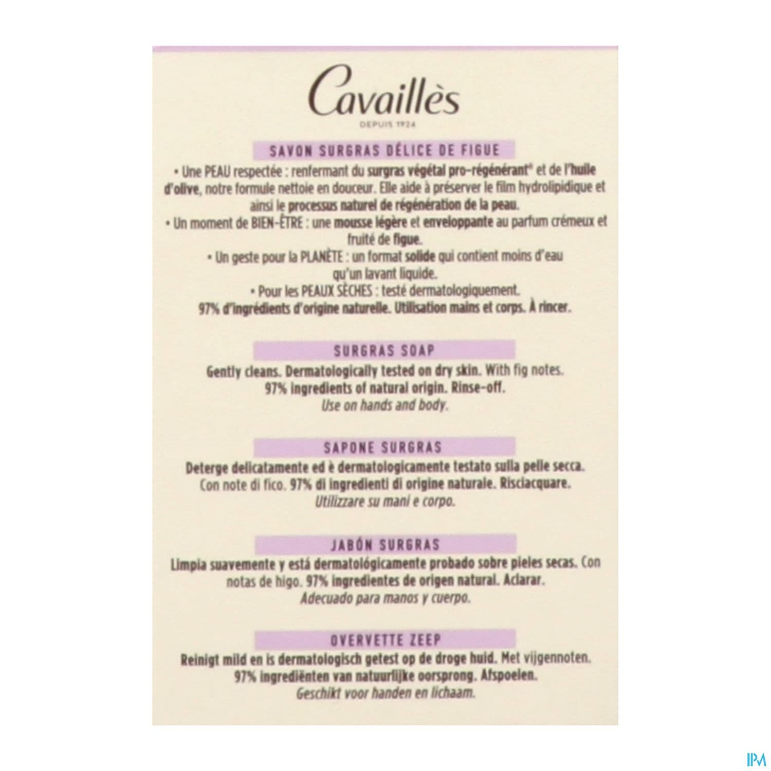 CAVAILLES SAV SURG FIGUE 100G