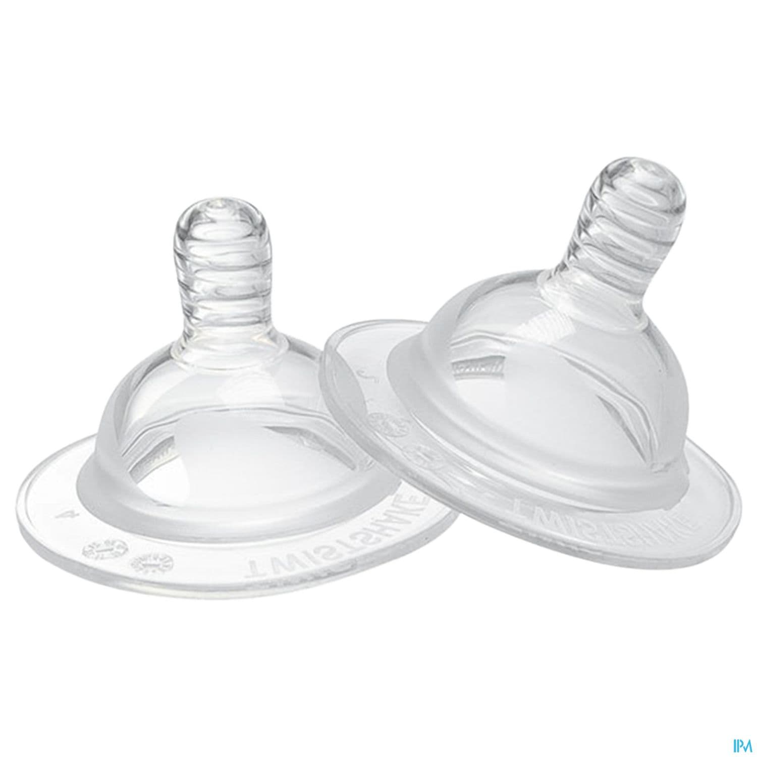 Twistshake Tetine Silicone Anticolique +4m Debit l X2