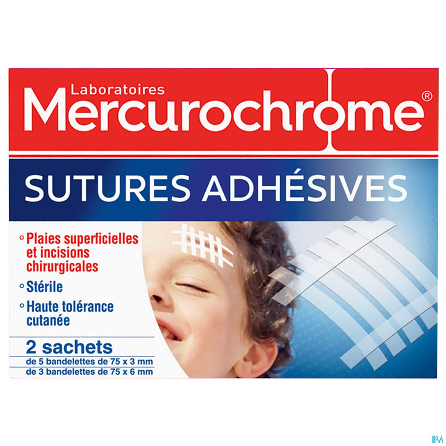 MERCUROCHROME PANS STRIP ADHES X16