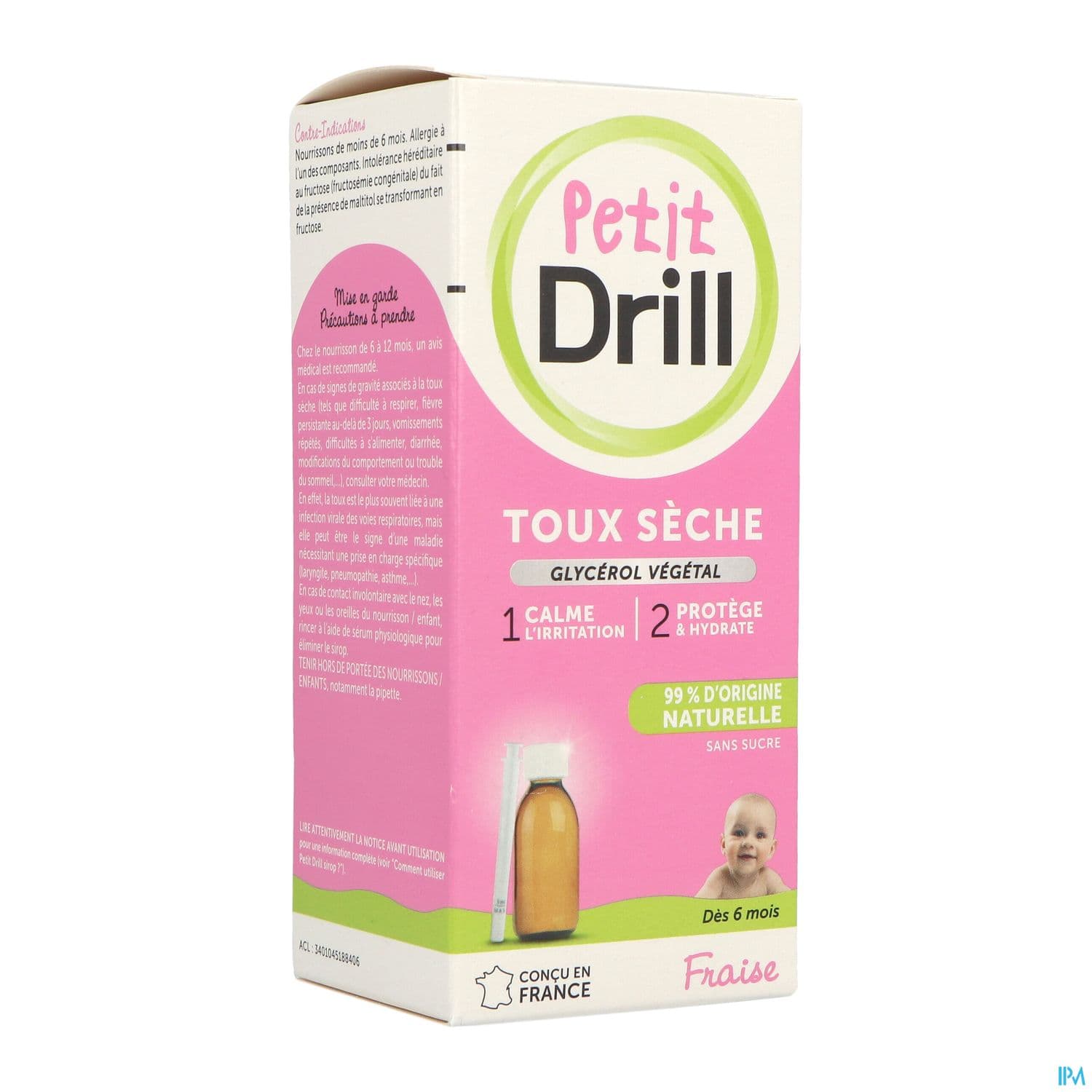 Petit Drill Sirop Toux Seche Nourrisson 125ml