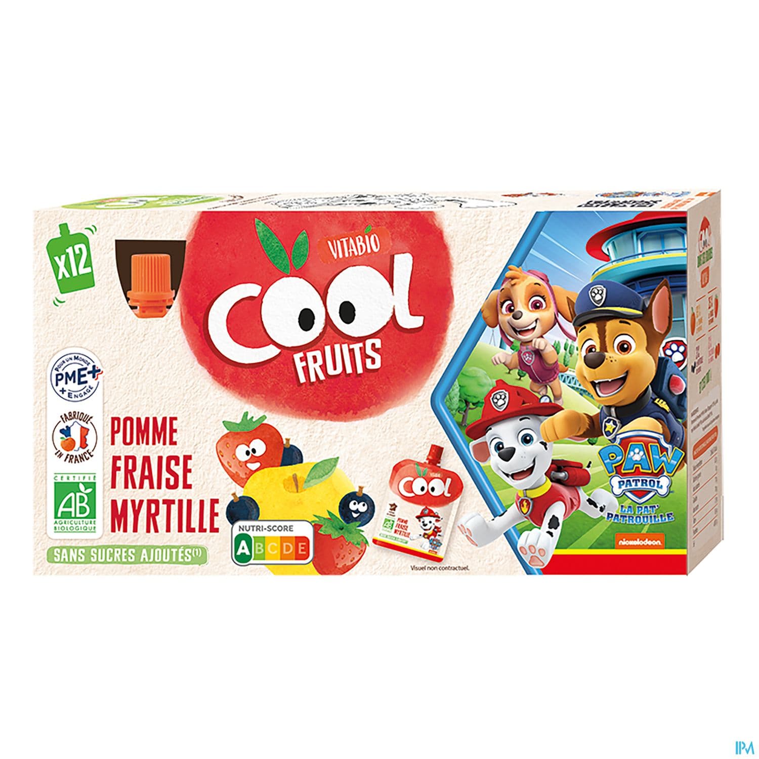 VITABIO COOL POM/FRAISE/MYRT12X90G
