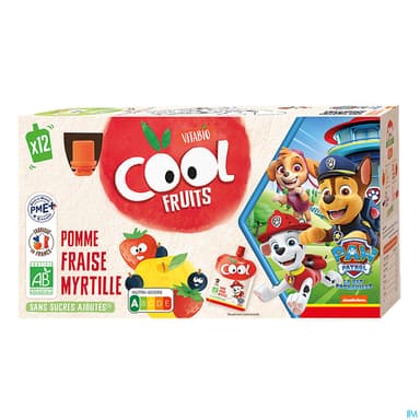 VITABIO COOL POM/FRAISE/MYRT12X90G