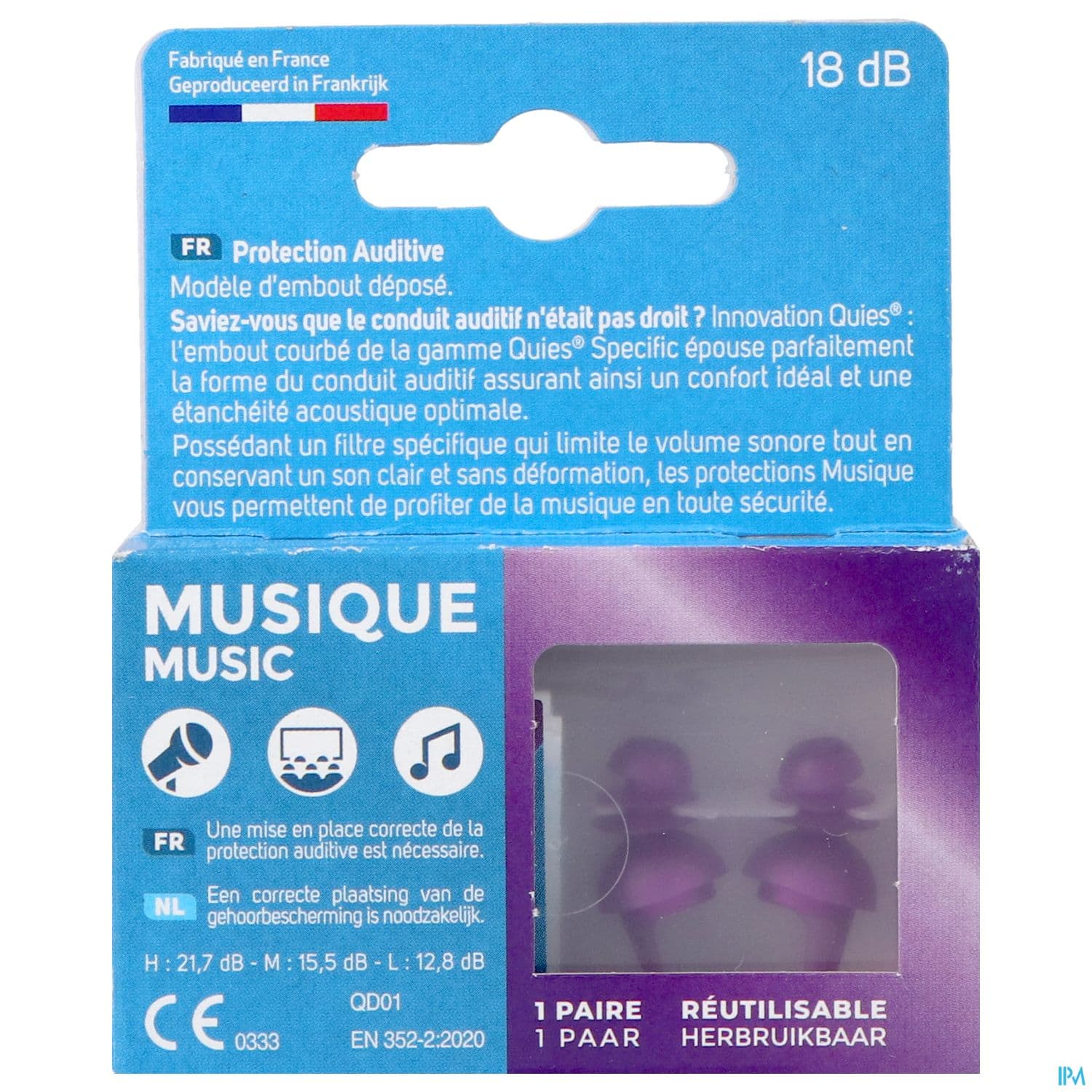 QUIES PROT AURIC SPEC MUSIQUE X2