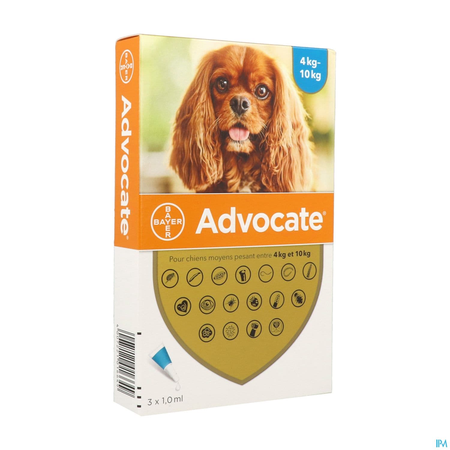 Advocate Chien Moyen Spot On Solution 1ml X 3