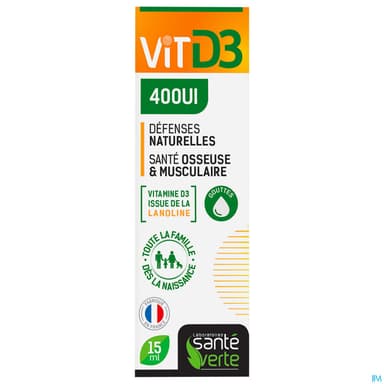 SANTE VERTE VIT D3 400UI 15ML
