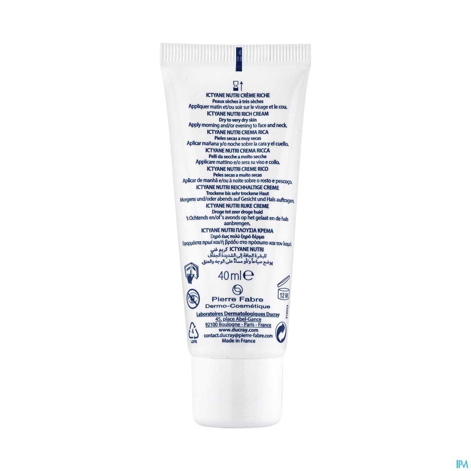 ICTYANE NUTRI CR RICHE 40ML