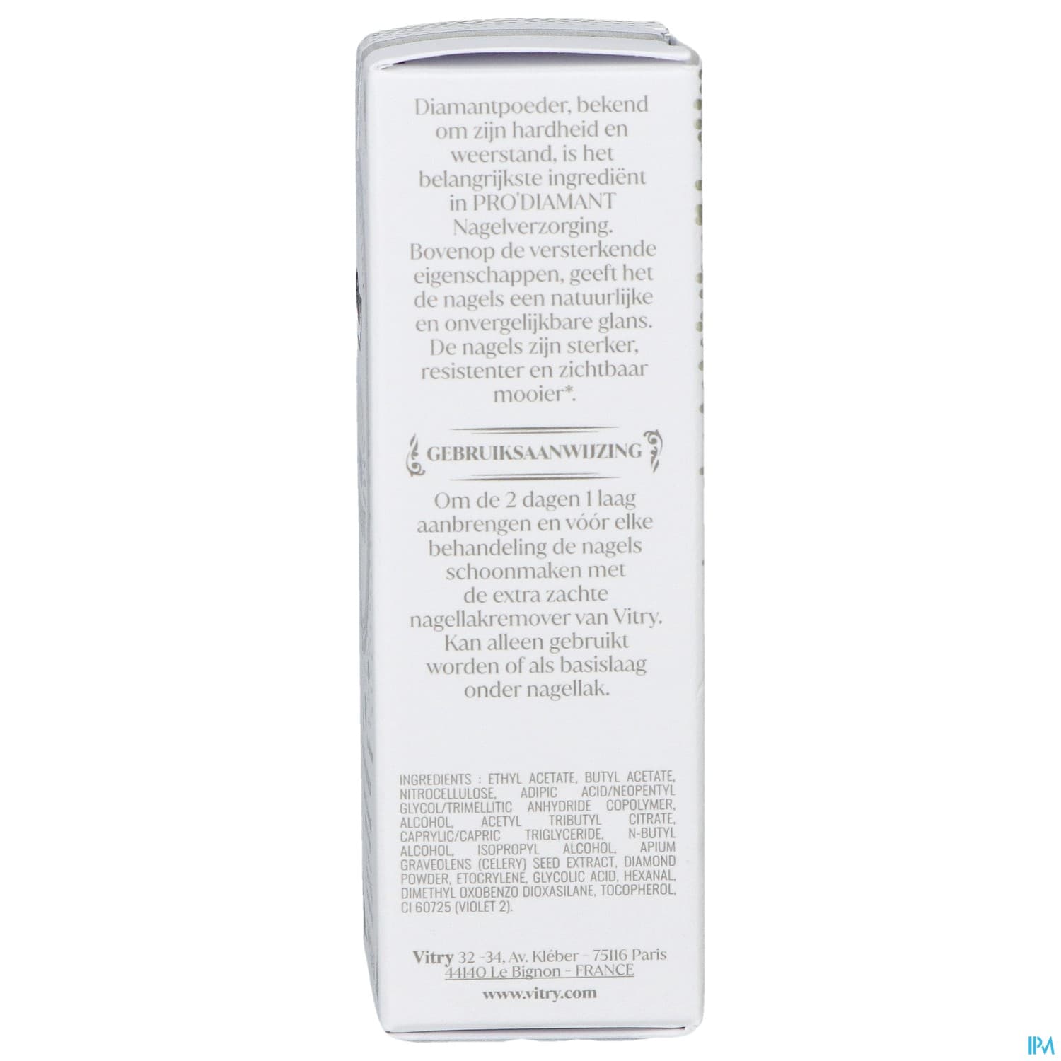 Vitry Pro Diamant Solution Soin Reparateur Ongles 10ml