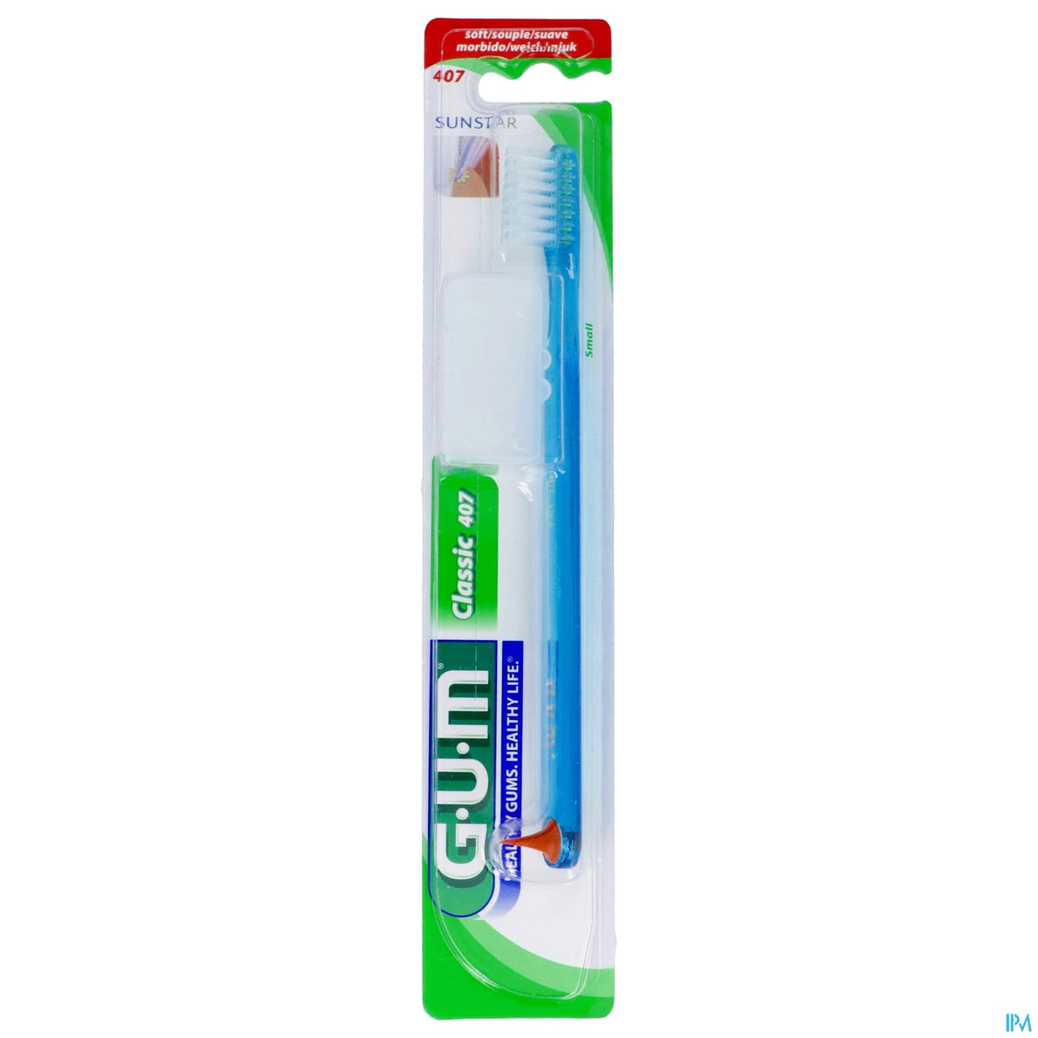Gum classic brosse à dents souple small (modèle 407)