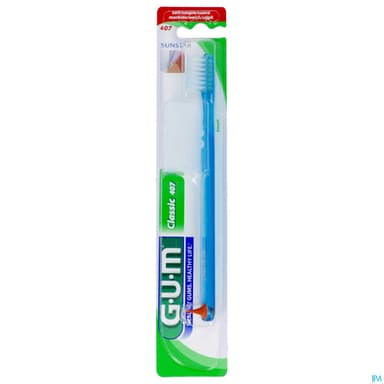 Gum classic brosse à dents souple small (modèle 407)