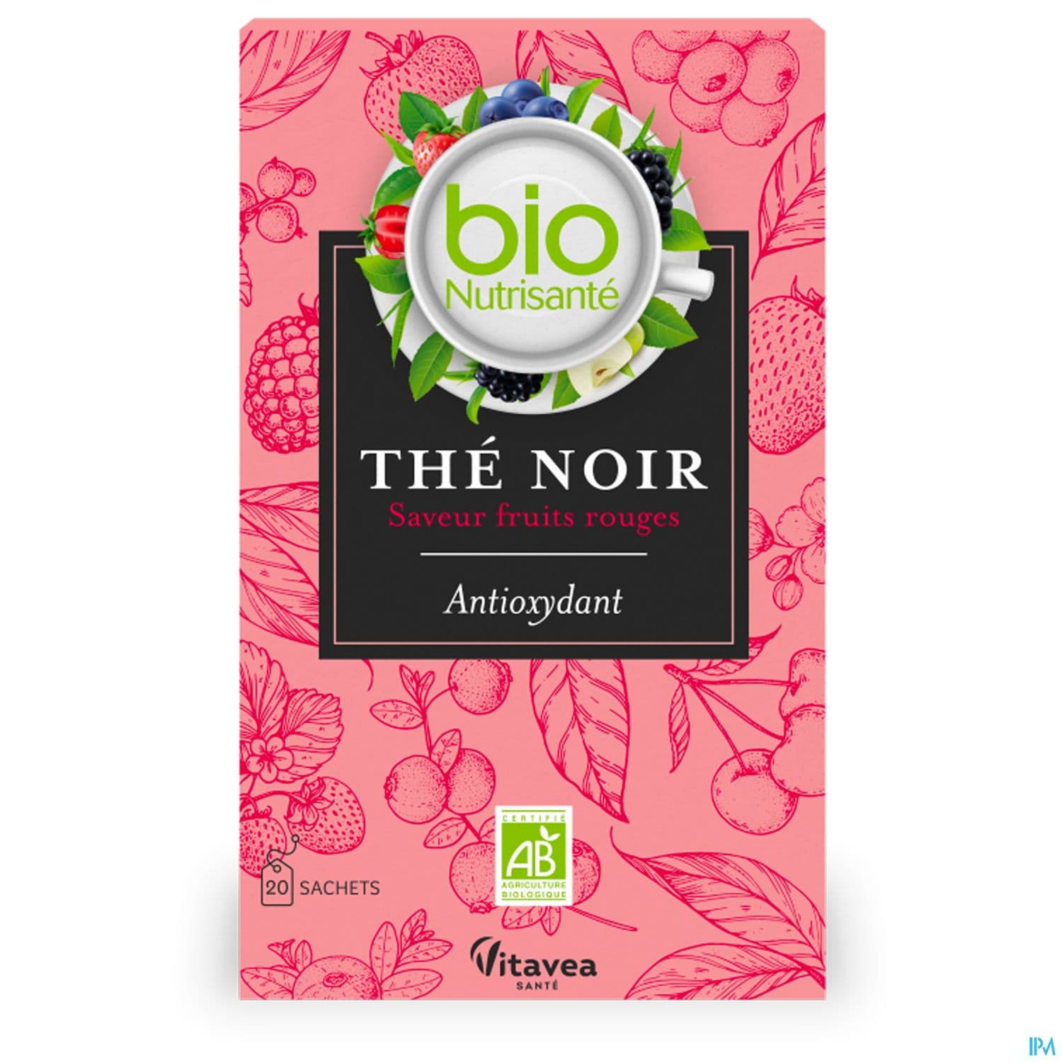Vitavea Bionutrisante The Noir Fruits Rouges Sachet 20