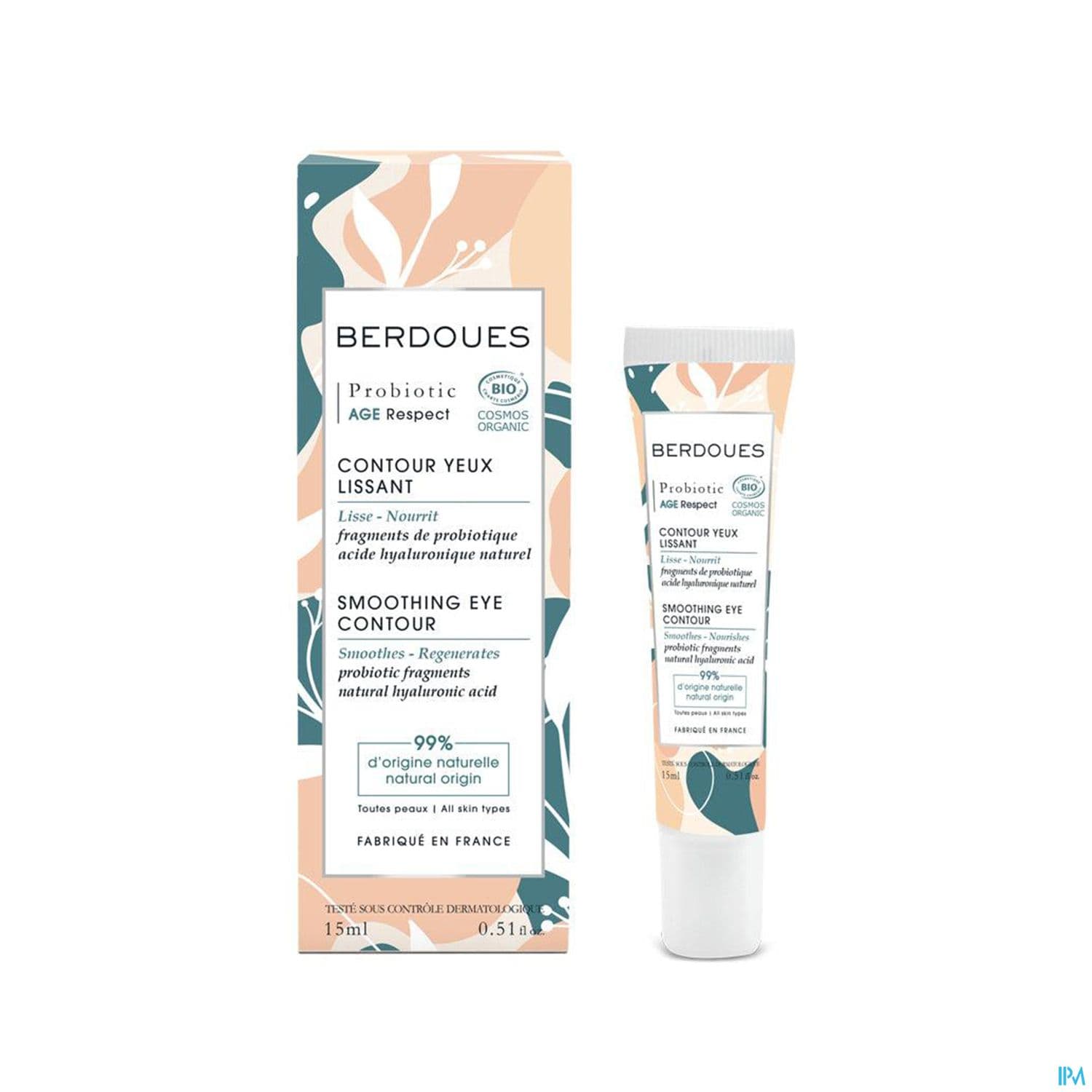 Berdoues Probiotic Creme Contour Des Yeux Lissant Bio 15ml