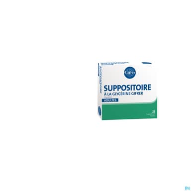 Laboratoires Gilbert Suppositoire Glycerine Adulte 25