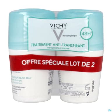VICHY DEOD A/TRANS BILLE 50MLX2