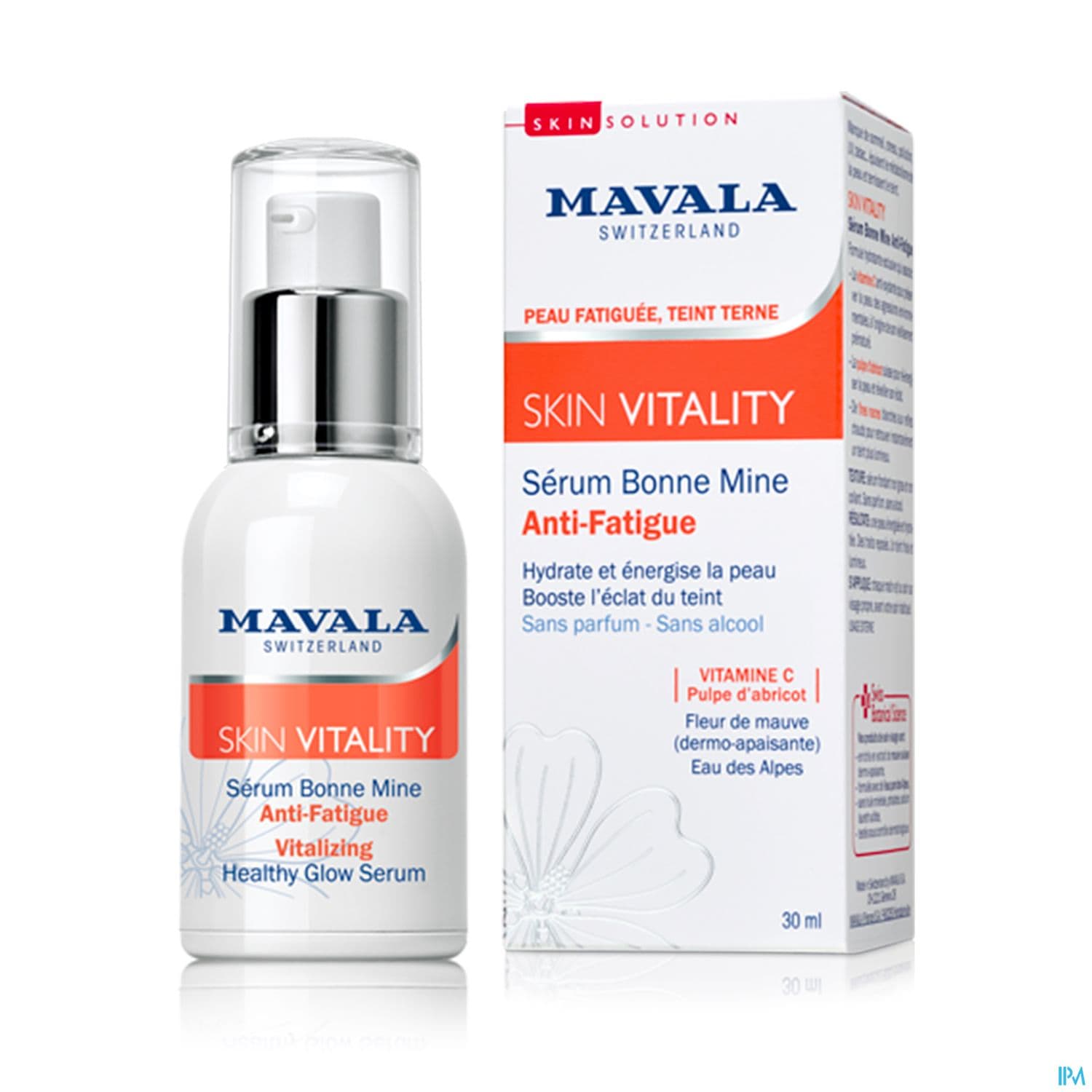 Mavala Skin Vitality Serum Bonne Mine Anti Fatigue 30ml