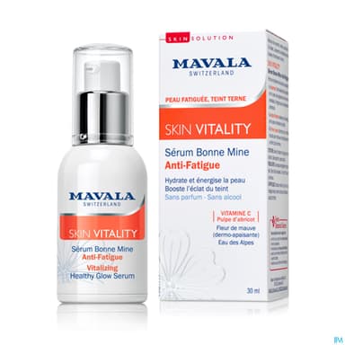 Mavala Skin Vitality Serum Bonne Mine Anti Fatigue 30ml