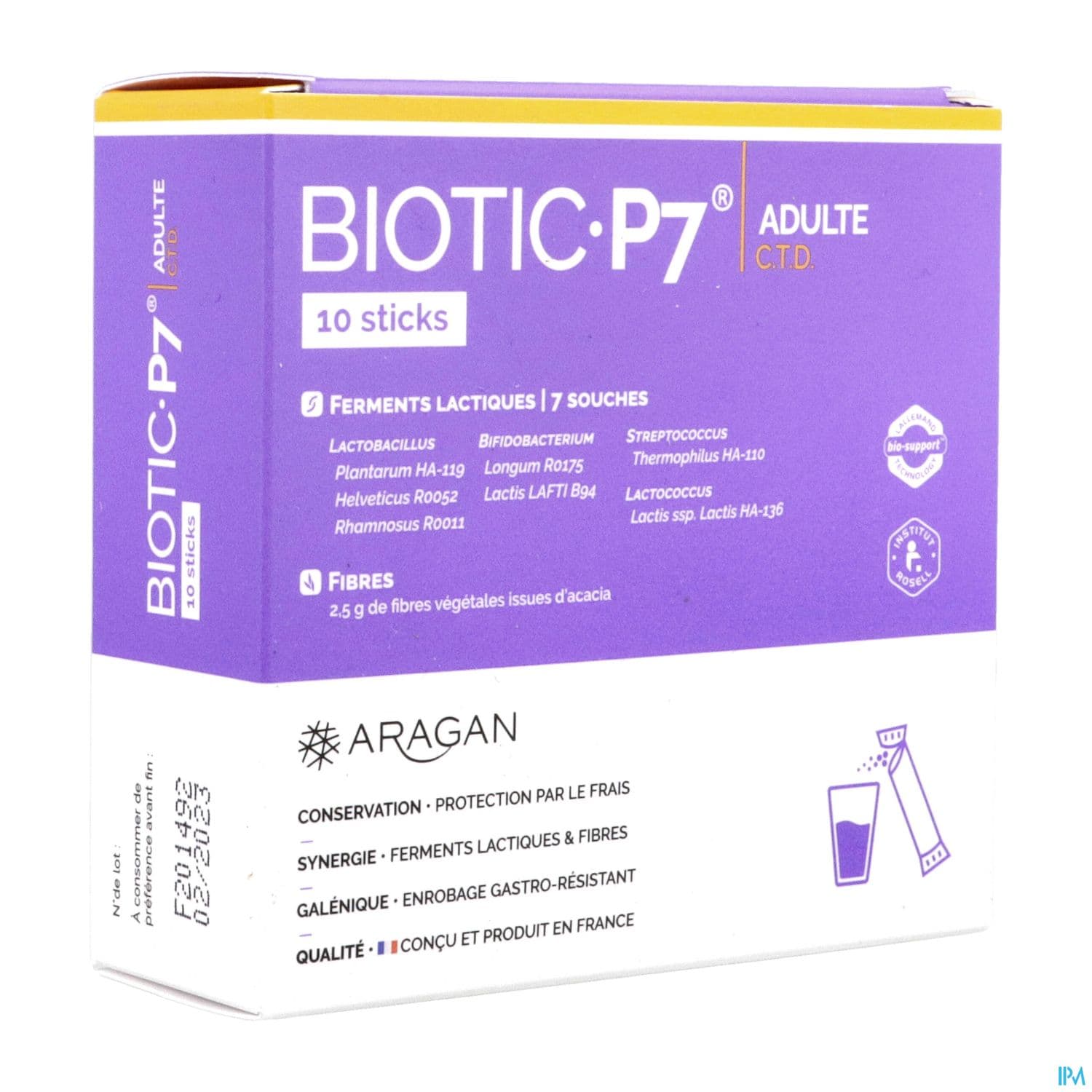ARAGAN BIOTIC P7 ADULTE 10J SACH10