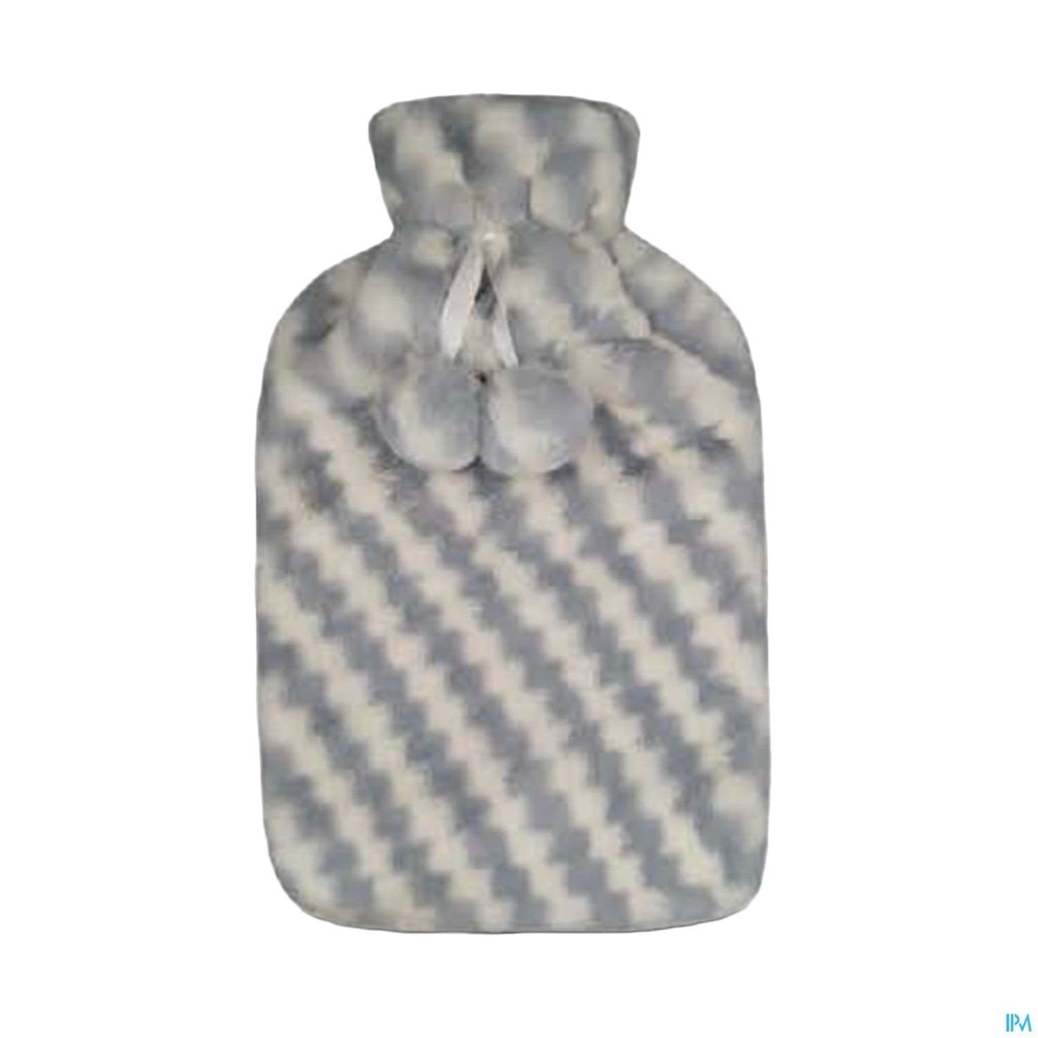 L2N BOUILLOTTE FOURRURE RAYE GRIS — Pharmacie saint-Gilles Paris