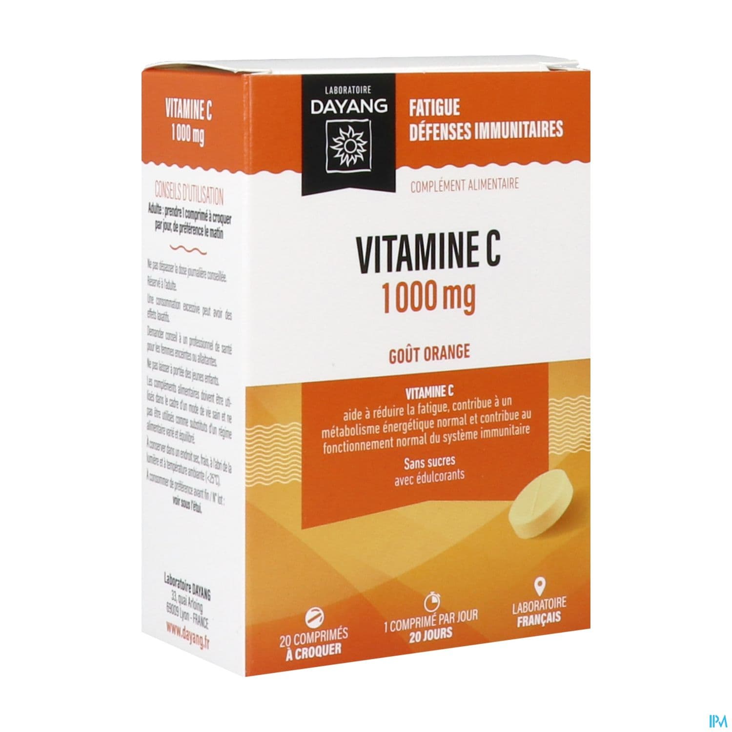 DAYANG VITAMINE C 1000MG CPR 20