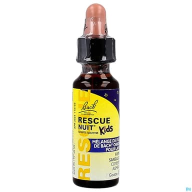 Rescue Bach Nuit Kids Compte Gouttes 10ml