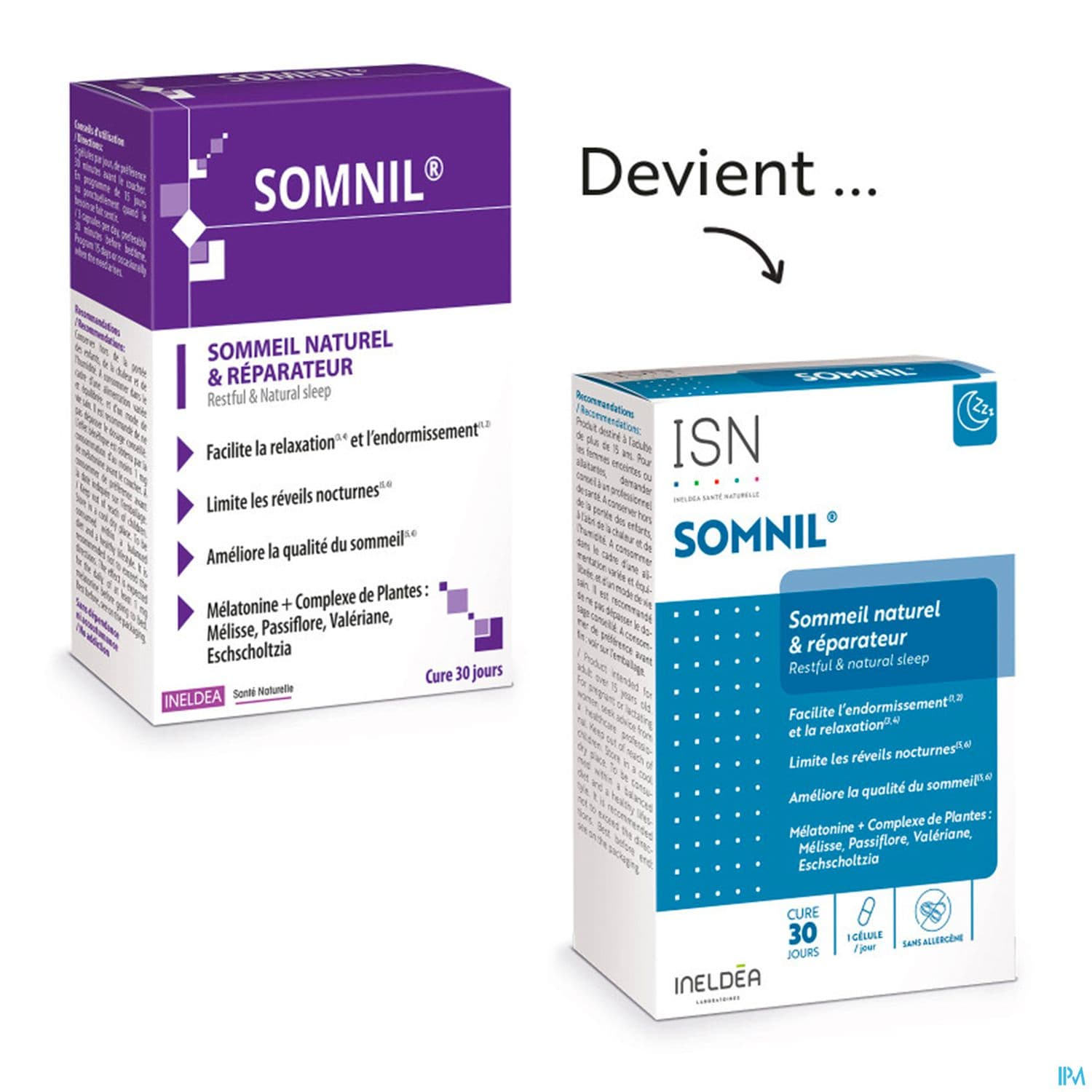 Ineldea Isn Somnil Sommeil Naturel Reparateur Gelule 30