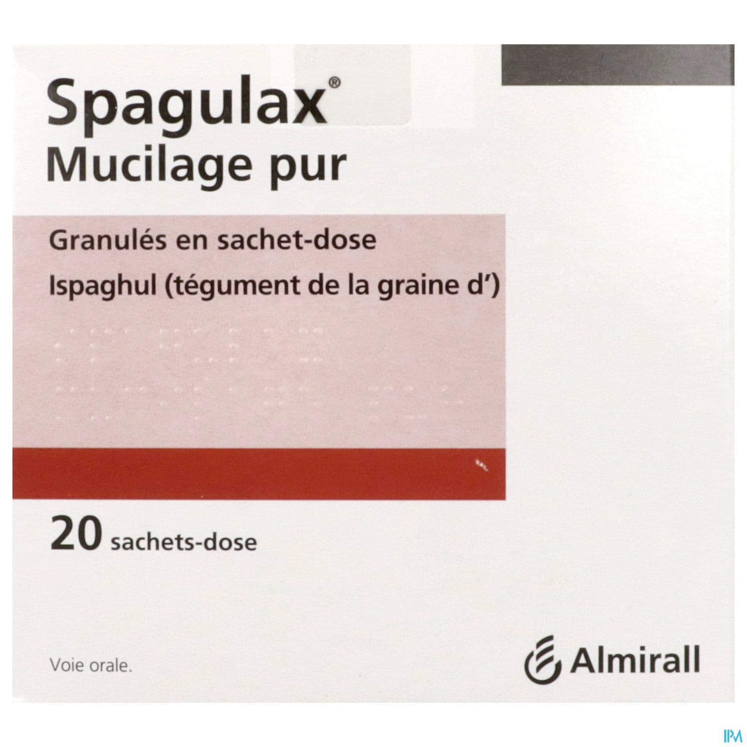 SPAGULAX MUCILAGE PUR SACHET 20