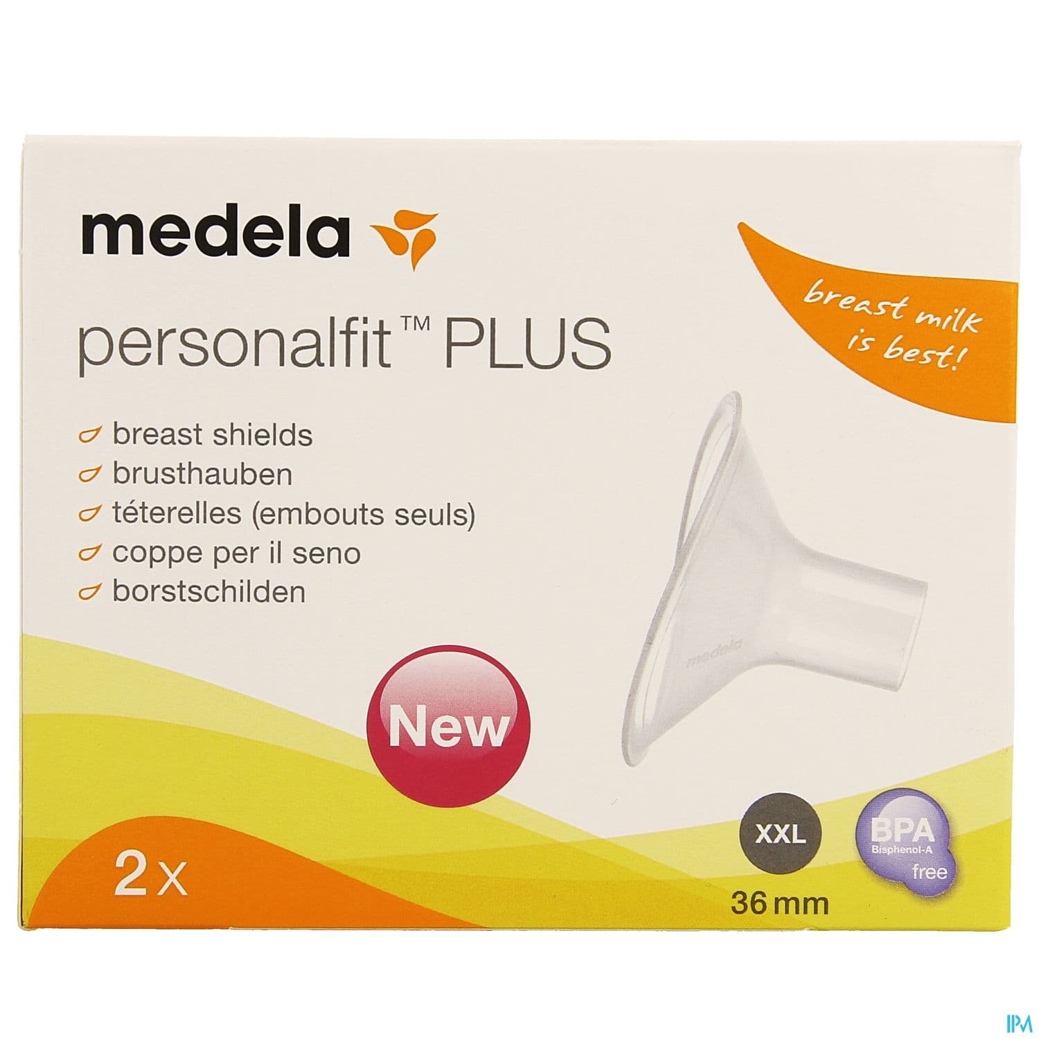 TETERELL MEDELA PERSONALFIT+ XXLX2